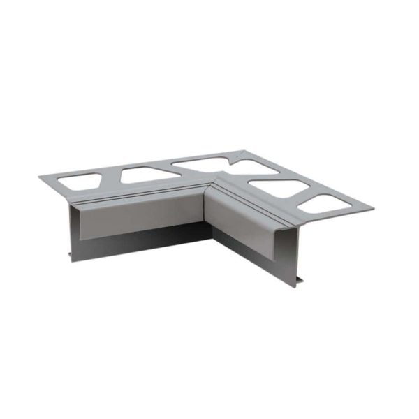 Schluter BAR-RAK Inside Corner 90 for Balcony Edging Profile Aluminum Classic Grey