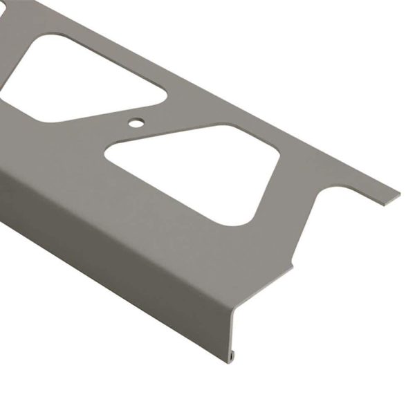 BAR-RW BALCONY EDGE 9/16  ALUM METAL GREY