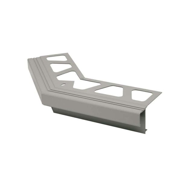 Schluter BAR-RAK Outside Corner 135 for Balcony Edging Profiles Aluminum Classic Grey