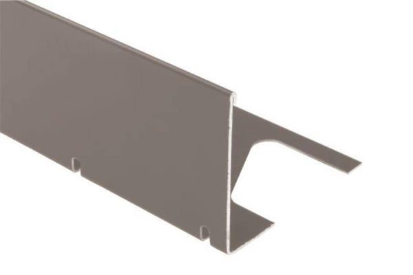 BAR-RWL RADIUS BALCONY EDGE 1  ALUM METAL GREY