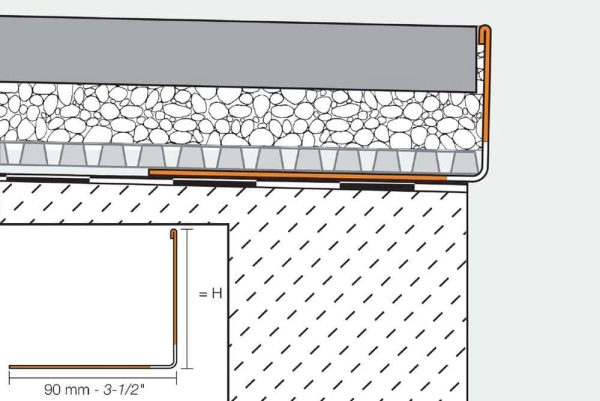 BAR-RWL RADIUS BALCONY EDGE 1  ALUM METAL GREY - Image 3