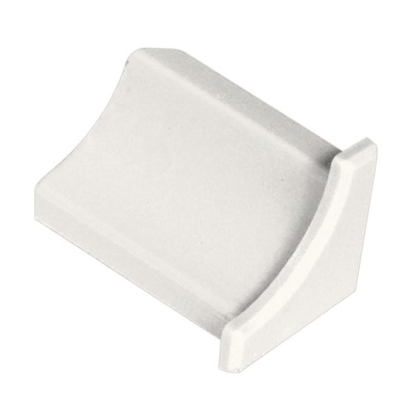 DILE-PHK END CAP PVC WHITE