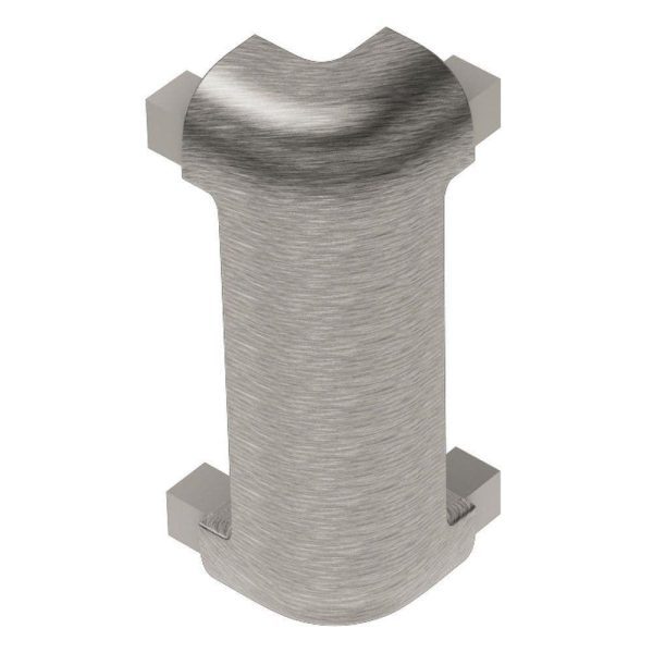 Schluter RONDE-CT Outside Corner 90- Aluminum Anodized Brushed Nickel 3/8  (10 mm)