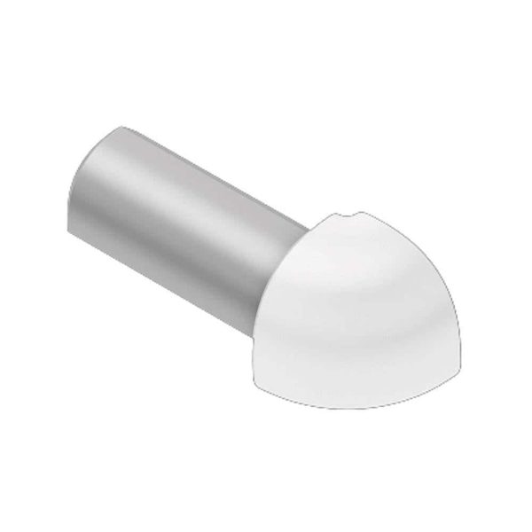 RONDEC OUT CORNER 1/2 Inch ALUM BRIGHT WHITE