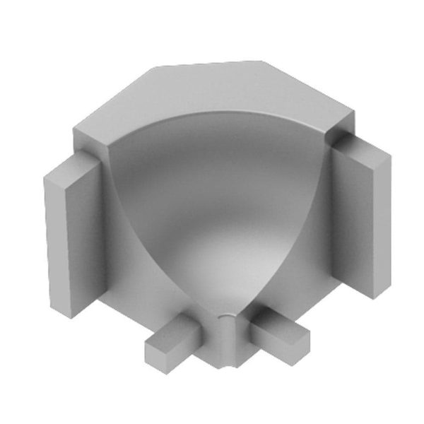 Schluter DILE-AHK Inside Corner 90 Degree with 3/8  (10 mm) Radius- Aluminum Anodized Matte