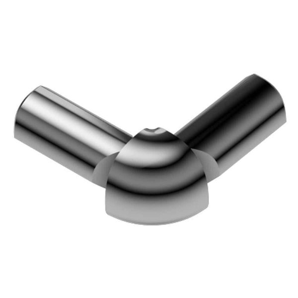 RONDE -LEG OUT CORNER 1/2 Inch ALUM POLISH CHROME