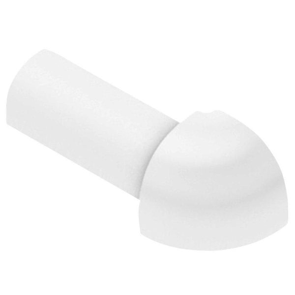 RONDEC OUT CORNER 1/4  PVC BRIGHT WHITE