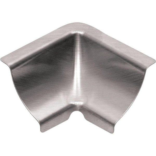 Schluter DILE-EHK Inside Corner 90-Way with 23/32 Inch (18.5 mm) Radius- Stainless Stell (V2)