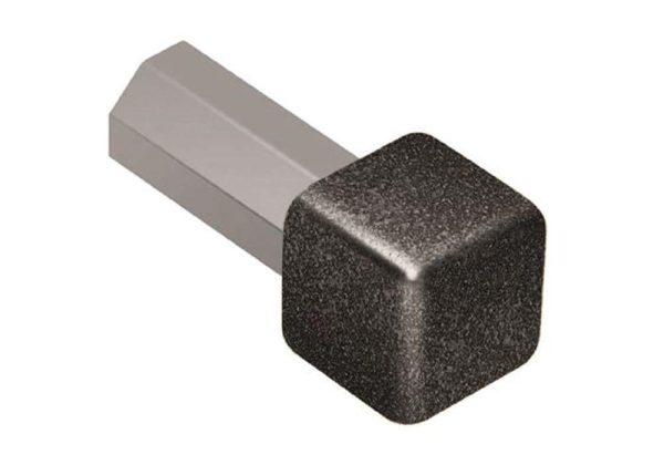 QUADEC IN/OUT CORNER 1/2 Inch ALUM LT ANTHRACITE