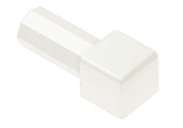 QUADEC OUT CORNER 5/16  PVC WHITE