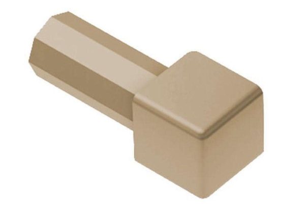 QUADEC OUT CORNER 5/16  PVC LT BEIGE