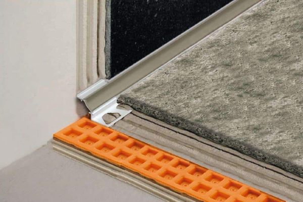 Schluter DILE-PHK Inside Corner 135 with 3/8  (10 mm) Radius- PVC Plastic Sand Pebble - Image 2