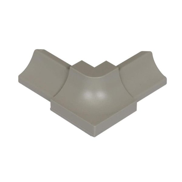 Schluter DILE-PHK Outside Corner 90 with 3/8  (10 mm) Radius- PVC Plastic Grey