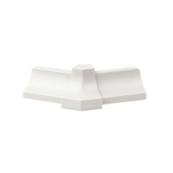 Schluter DILE-PHK Outside Corner 135 with 3/8  (10 mm) Radius- PVC Plastic White