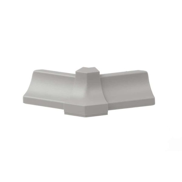 Schluter DILE-PHK Outside Corner 135 with 3/8  (10 mm) Radius- PVC Plastic Classic Grey