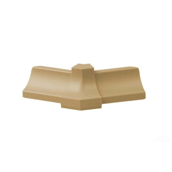 Schluter DILE-PHK Outside Corner 135 with 3/8  (10 mm) Radius- PVC Plastic Light Beige