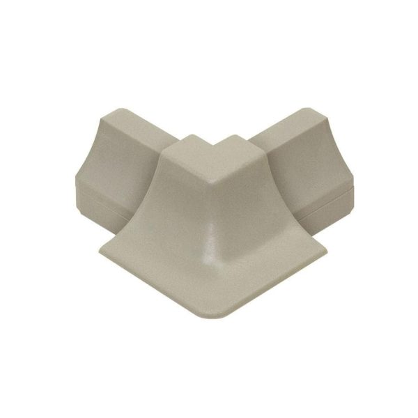 Schluter DILE-HK Outside Corner 90 with 11/16  (18 mm) Radius- PVC Plastic Grey