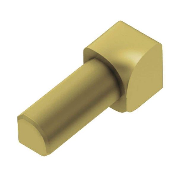 RONDEC IN CORNER 5/16  ALUM SATIN BRASS