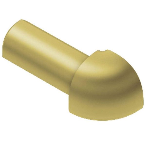 RONDEC OUT CORNER 5/16  ALUM SATIN BRASS