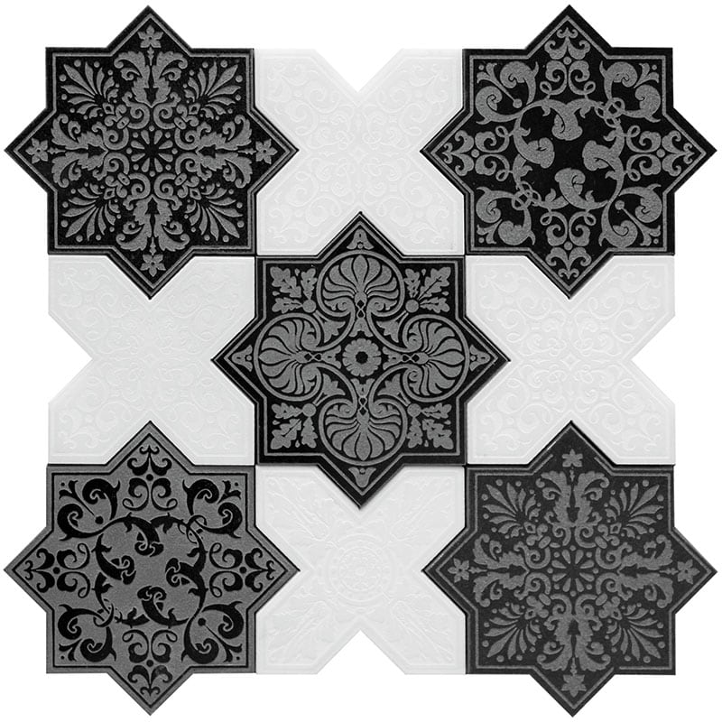 Pantheon Black+White - Mir Mosaic - PNT (black+white)