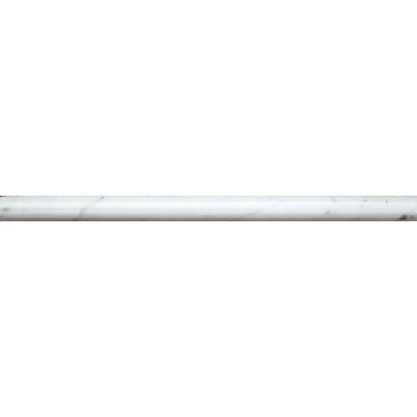 Carrara Pencil Polished - Mir Mosaic - MCA-1P