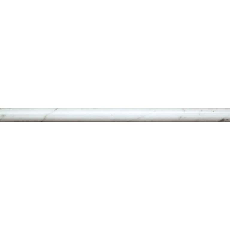 Carrara Pencil Polished - Mir Mosaic - MCA-1P