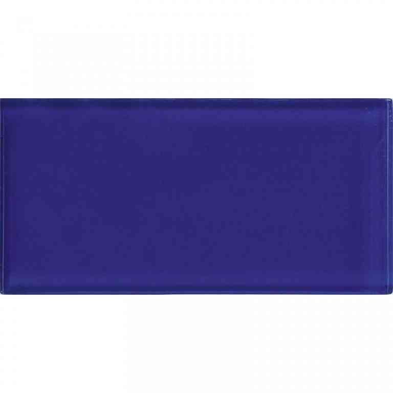 Cobalt Blue Gloss - Mir Mosaic - A-012 3x6