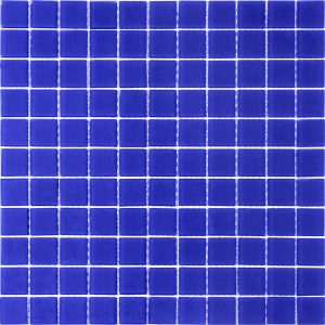 Cobalt Blue Matte - Mir Mosaic - A-012M 1x1