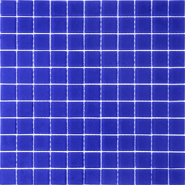 Cobalt Blue Matte - Mir Mosaic - A-012M 1x1