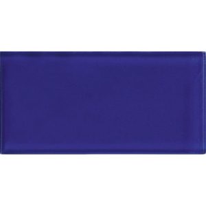 Cobalt Blue Matte - Mir Mosaic - A-012M 3x6