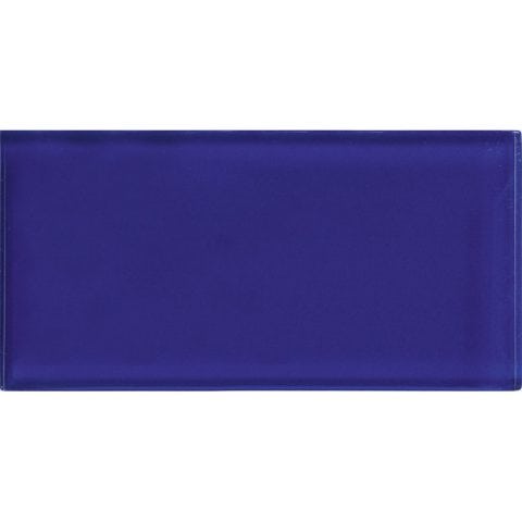 Cobalt Blue Matte - Mir Mosaic - A-012M 3x6