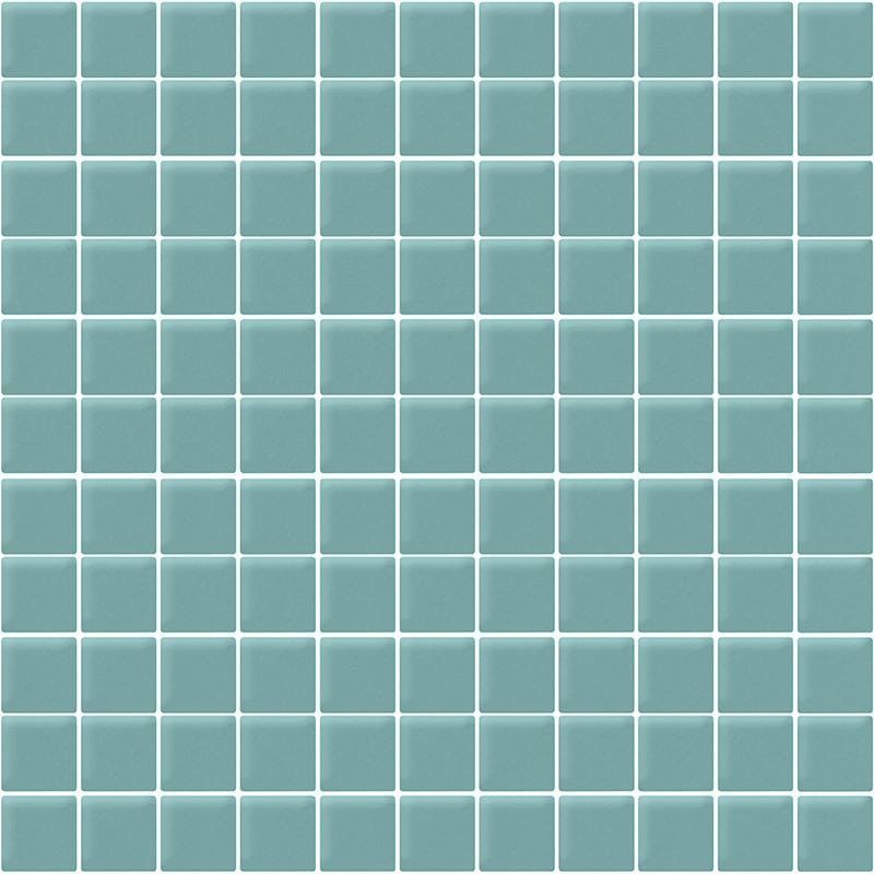 Aqua Matte - Mir Mosaic - A-041M 1x1