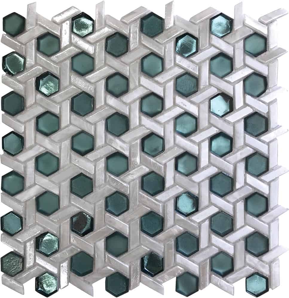 Weave Emerald - Mir Mosaic - AHX-22