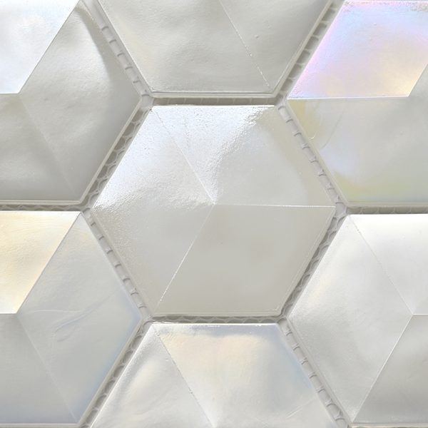 Allure White Hexagon - AL-02WHT-H - Image 5