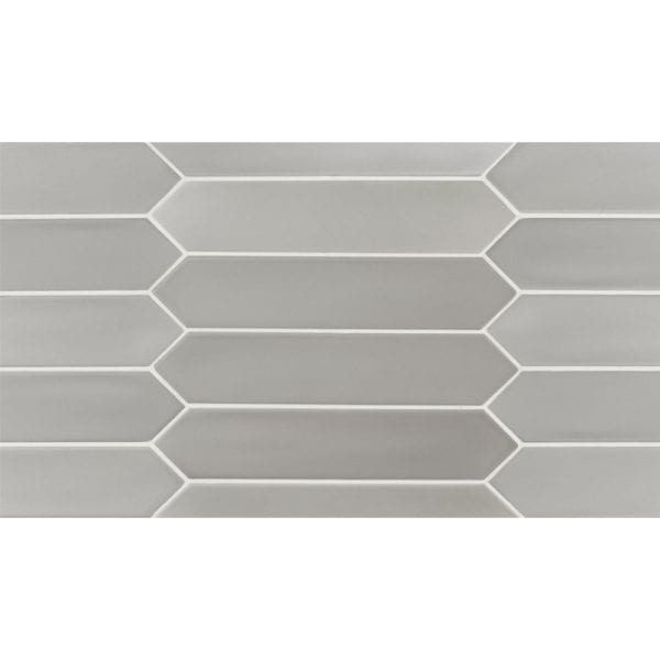 Alfama Pickets Gray - Mir Mosaic - ALF-GRAY