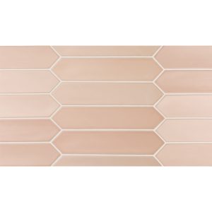 Alfama Pickets Rose - Mir Mosaic - ALF-ROSE