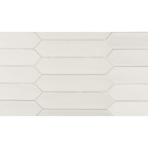 Alfama Pickets White - Mir Mosaic - ALF-WHT