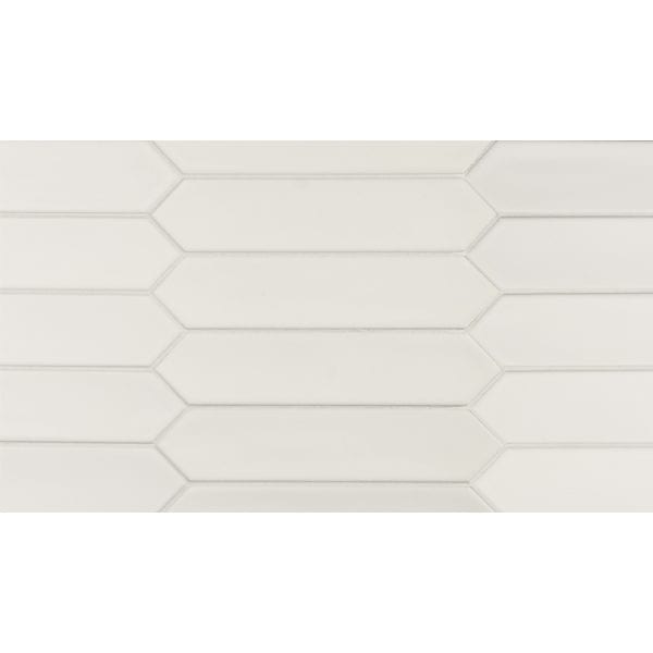 Alfama Pickets White - Mir Mosaic - ALF-WHT