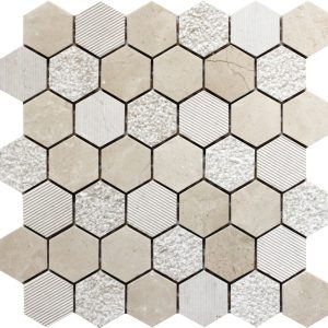 Indi Crema - Mir Mosaic - BL-01CM