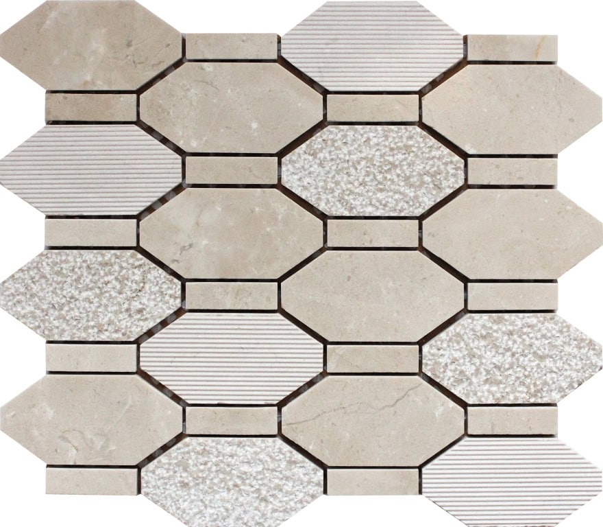 Pacific Rim Crema - Mir Mosaic - BL-02CM