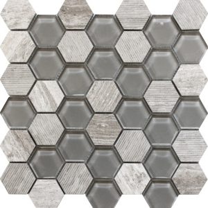 Mantra Wooden Gray - Mir Mosaic - BL-03WG