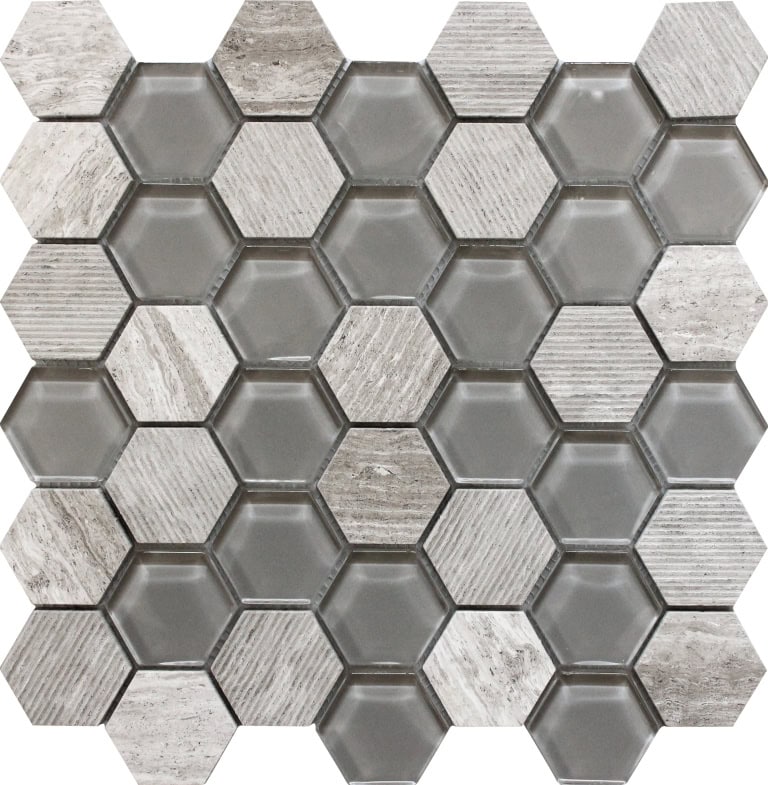 Mantra Wooden Gray - Mir Mosaic - BL-03WG