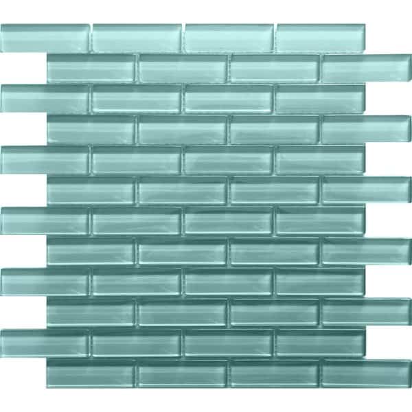 Aqua 1X3 Brick Gloss - Mir Mosaic - BR-041