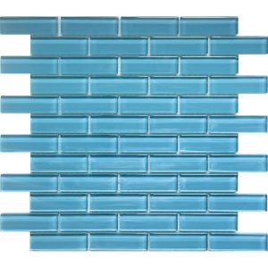 Turquoise 1X3 Brick Gloss - Mir Mosaic - BR-042