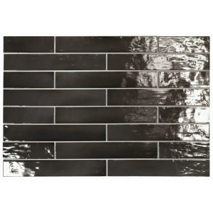 Cire Black 2.6X16 - Mir Mosaic - CRE-BLK-2616