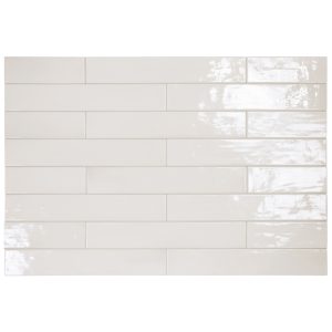 Cire White 2.6X16 - Mir Mosaic - CRE-WHT-2616