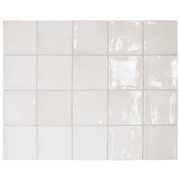 Cire White 4X4 - Mir Mosaic - CRE-WHT-44