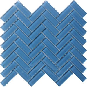 Laguna 1X3 Herringbone Gloss - Mir Mosaic - HB-143