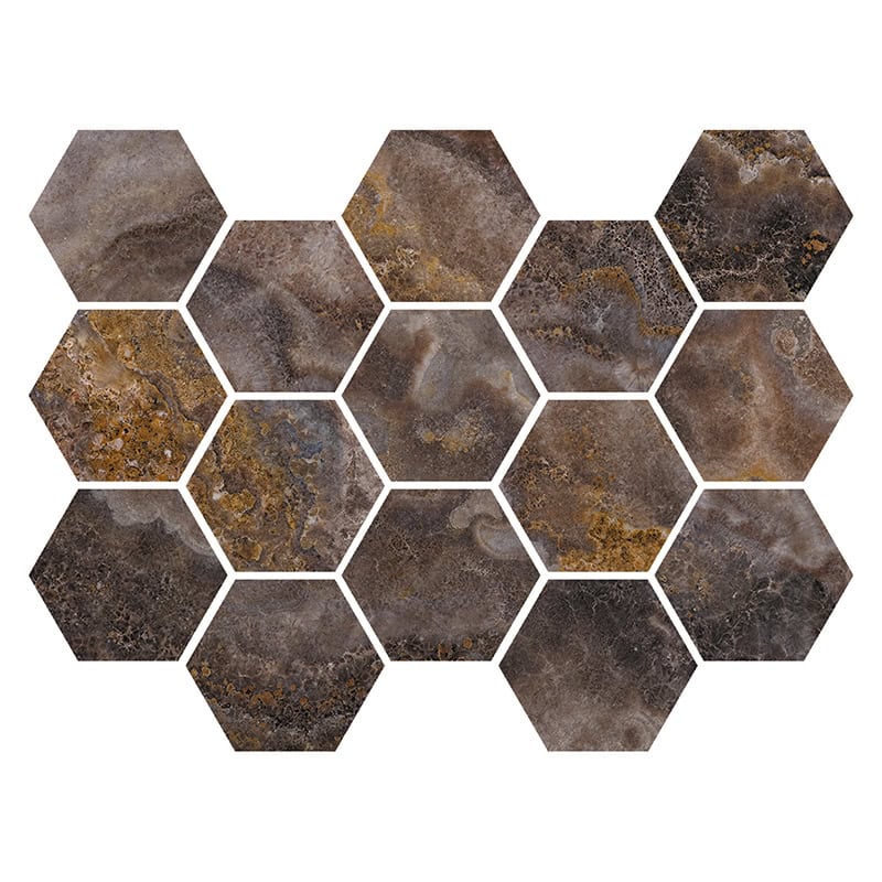 Imperial Clay Hex - Mir Mosaic - IMP-CLA-HEX