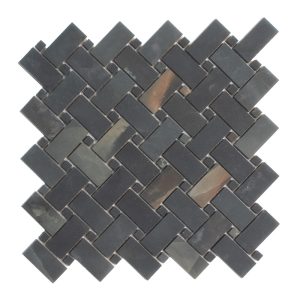 Imperial Onyx Black Mosaic - Mir Mosaic - IMP-ONX-BLK-MOS